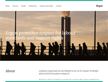 Tablet Screenshot of ergonassociates.net